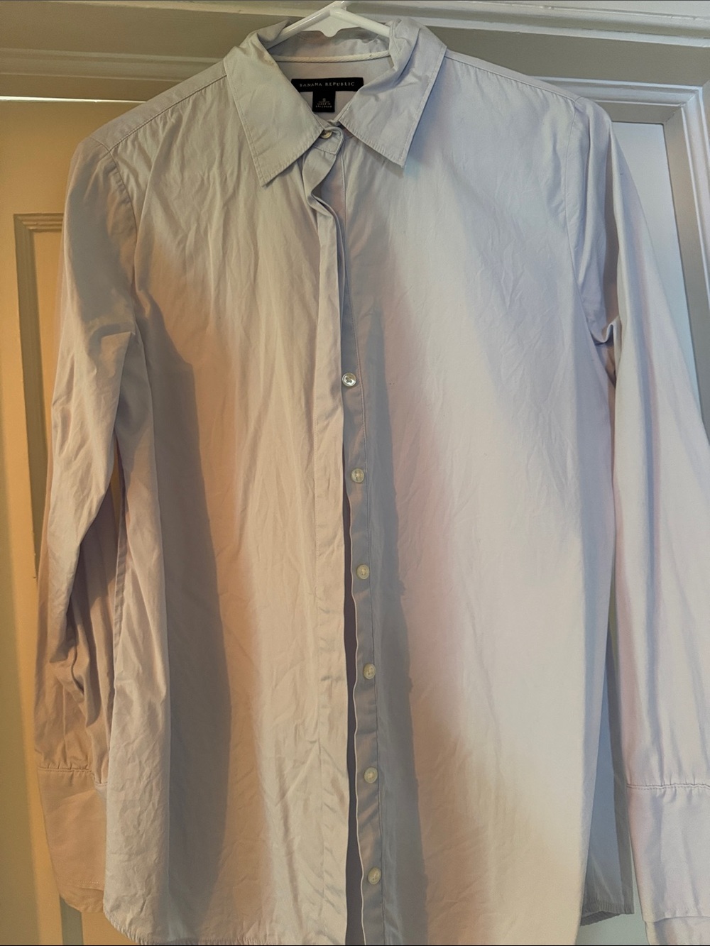 Banana Republic Pale Blue Men's Dress Shirt